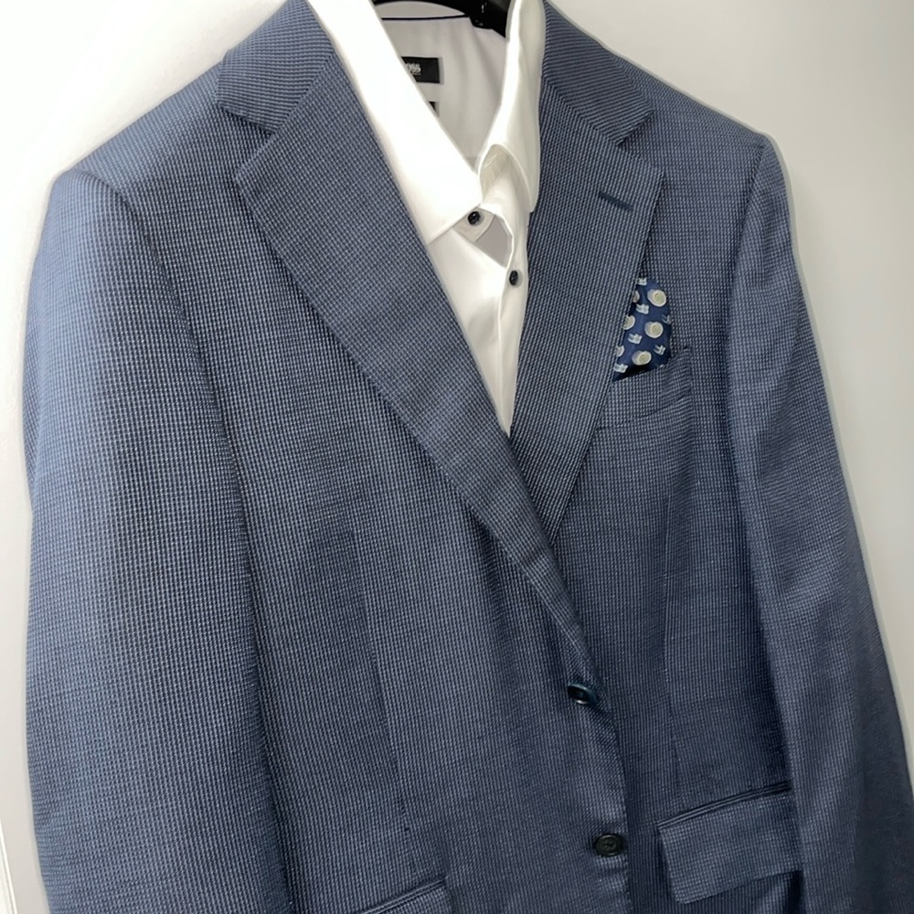 Canali Sports Jacket SZ 50 EU or 40 US. VGUC. 55% Silk 45% Wool. Made in Italy